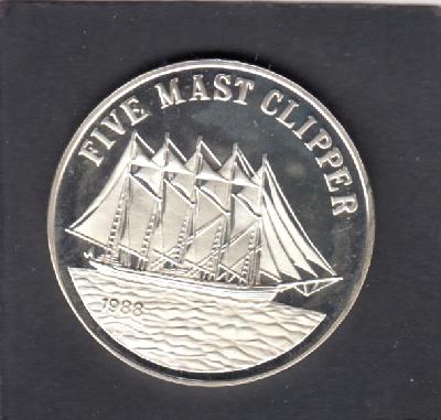 Beschrijving: 50 Kip SHIP (5 MAST) mint 2000